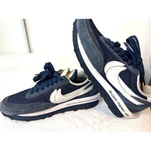 Nike Sacai Fragment LDWaffle ‘Blue Void’ Pre-owned Sneakers Size 9.5